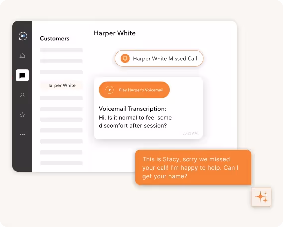 Instant Voicemail Transcription & Missed Call Follow Ups